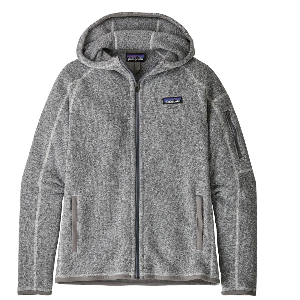 Patagonia Women’s Better Sweater Hoody in grey size L